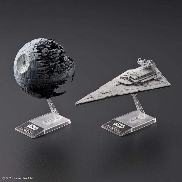 Star Wars 1/2700000 Death Star II &amp; 1/14500 Star Destroyer