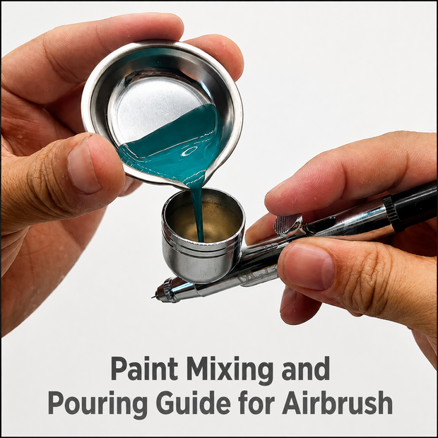 Moshi Stainless Steel Model Paint Cups MS074