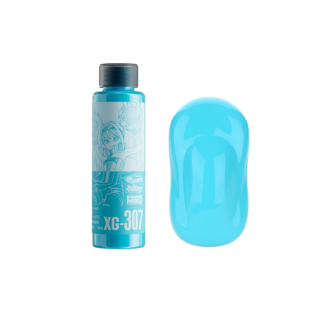 DSPIAE Pre-Mixed Acrylic Paints 50ml Racing MIKU Green 2026 ver. XG-307