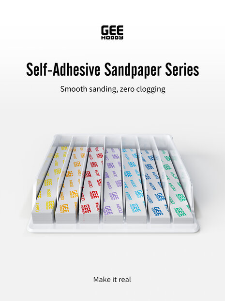GEEHOBBY Self-Adhesive Sandpaper Set GH-SP-S01