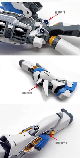 HD Model RG RX-93-v2 Hi-Nu Gundam Metal Set 2 Color Options