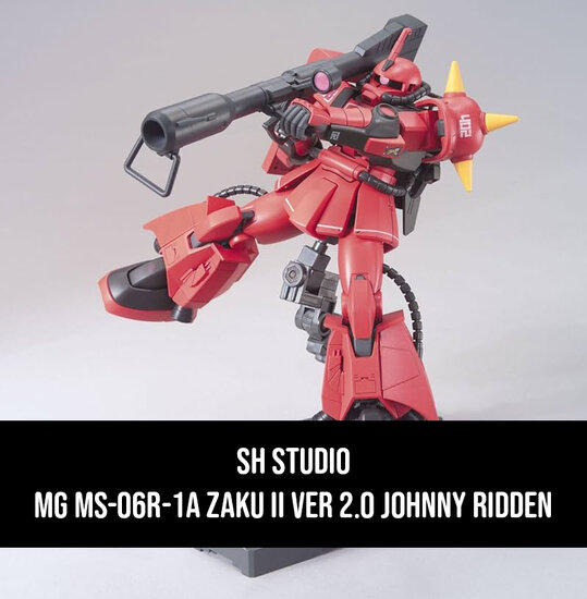 Sh Studio MG MS-06R-1A Zaku II Ver 2.0 Johnny Ridden Metal Set