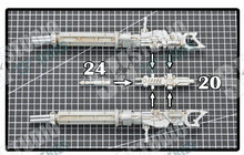 RG MSN-04 Sazabi Dual Gatling Gun plus Metal Chains (Resin Kit)