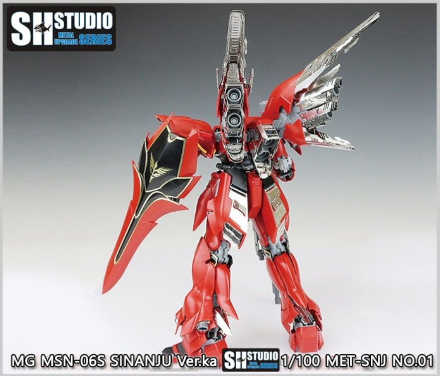 SH Studio Details up Photo Etched Set for MG 1/100 Sinanju stein ka Gundam Model 