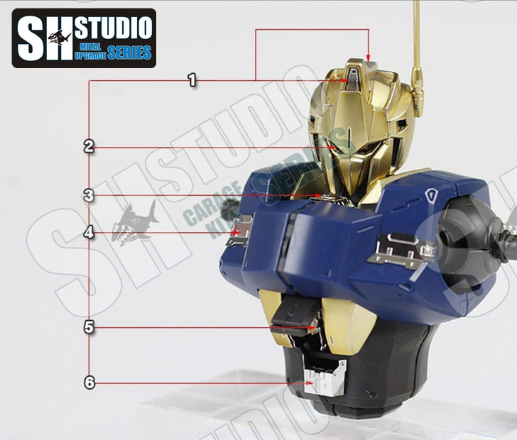 MSN-00100 Hyaku-Shiki MG Photo Etch Set SHEU016 SH Studio