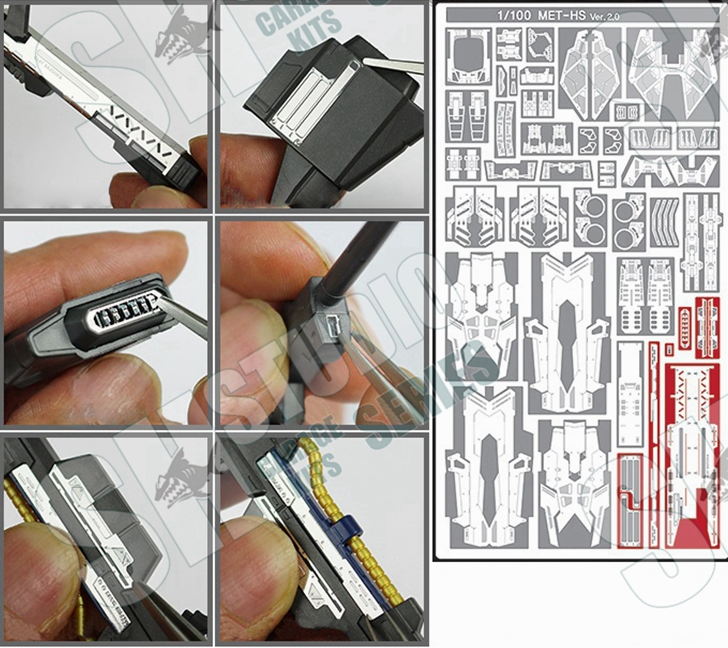 MSN-00100 Hyaku-Shiki MG Photo Etch Set SHEU016 SH Studio