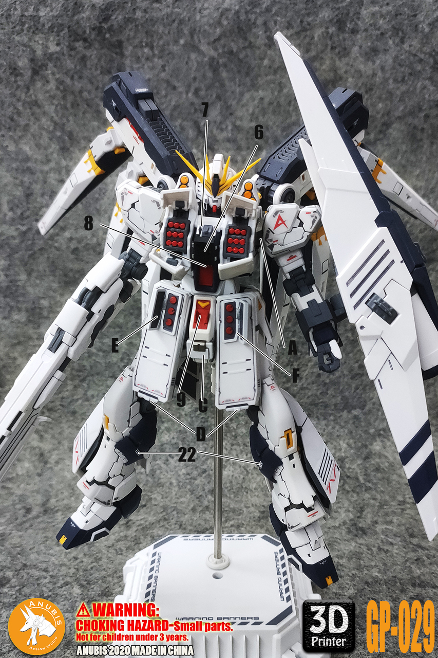 BANDAI RX-93 νガンダムGUNDAM HWS RG RG 1/144 Gundam HWS Nu RX-93 Gunpla Model Kit Premium