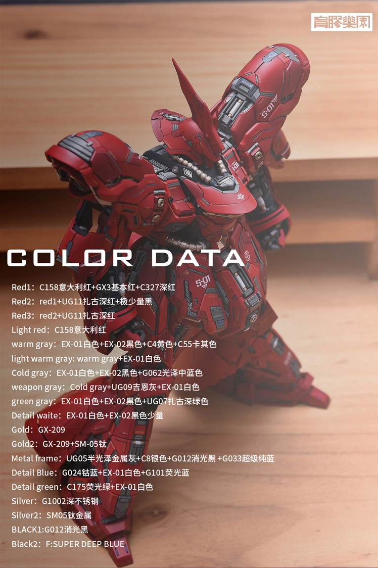 Sazabi YJL MG MSN-04 A1 AnchoreT Yujiaoland Dress-up Garage