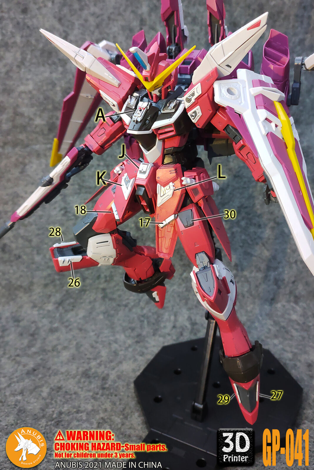 Anubis GP-041 MG ZGMF-X09A Justice Details Set - Zeonmarket Anubis GP-041 MG ZGMF-X09A Justice Details Set - Zeonmarket