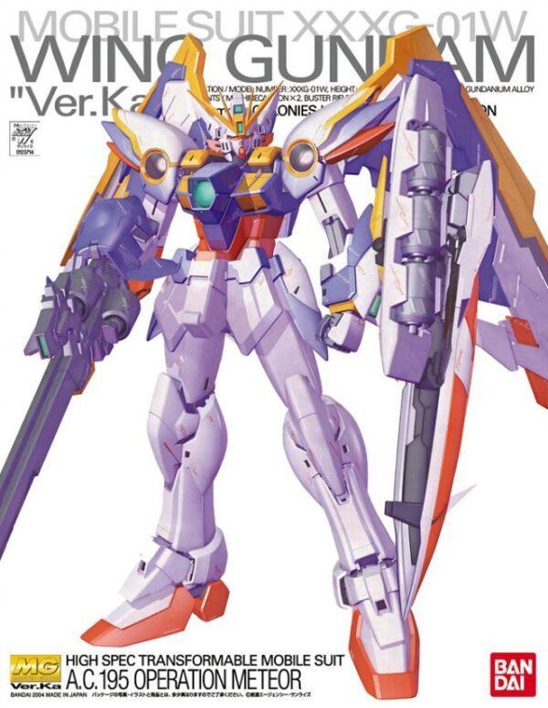 1/100 XXXG-01W ウイングガンダム(Ver.Ka) 1/100 MG XXXG-01W Wing Gundam Ver. Ka Model Kit Bandai - Zeonmarket