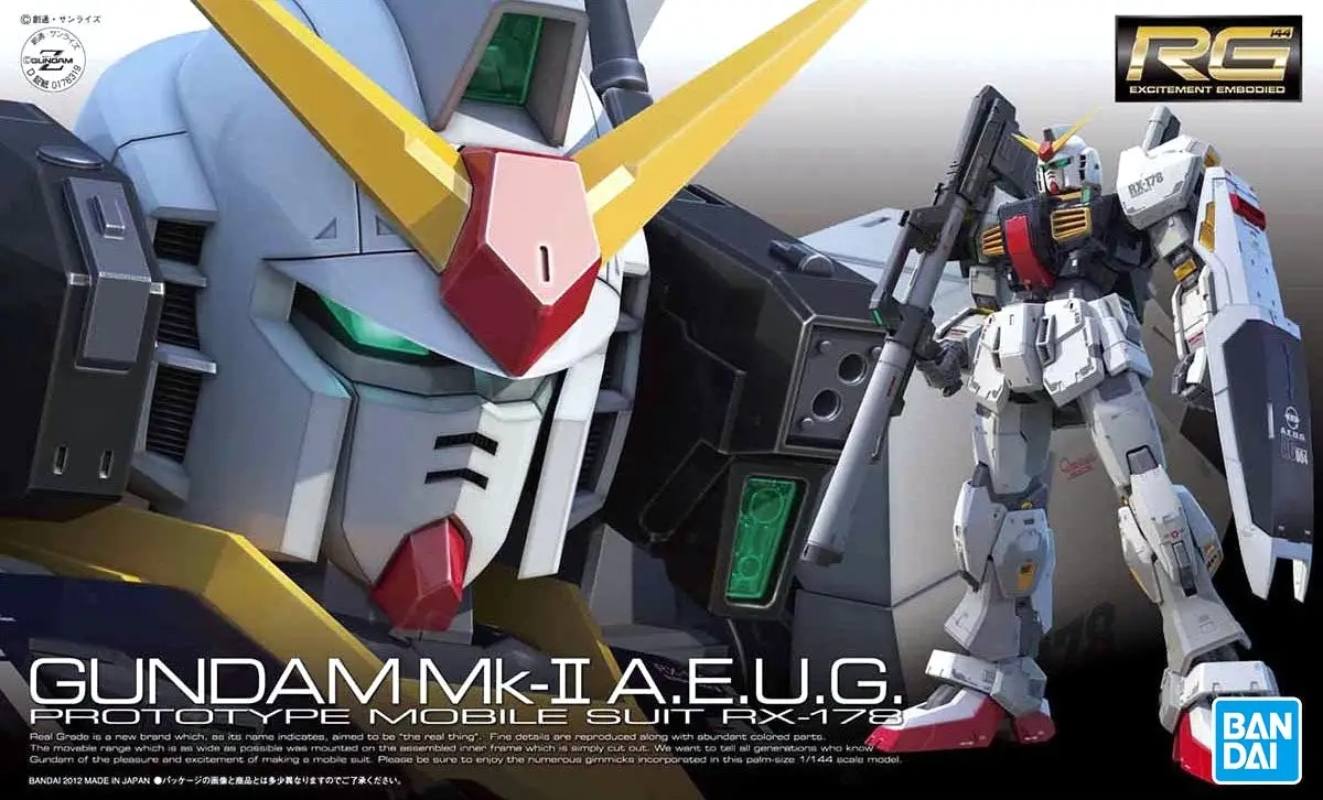 RG RX-78-2 ガンダム　ガンがダムMk-II A.E.U.G. セット RG RX-178 Gundam Mk-II A.E.U.G. Model Kit Bandai - Zeonmarket